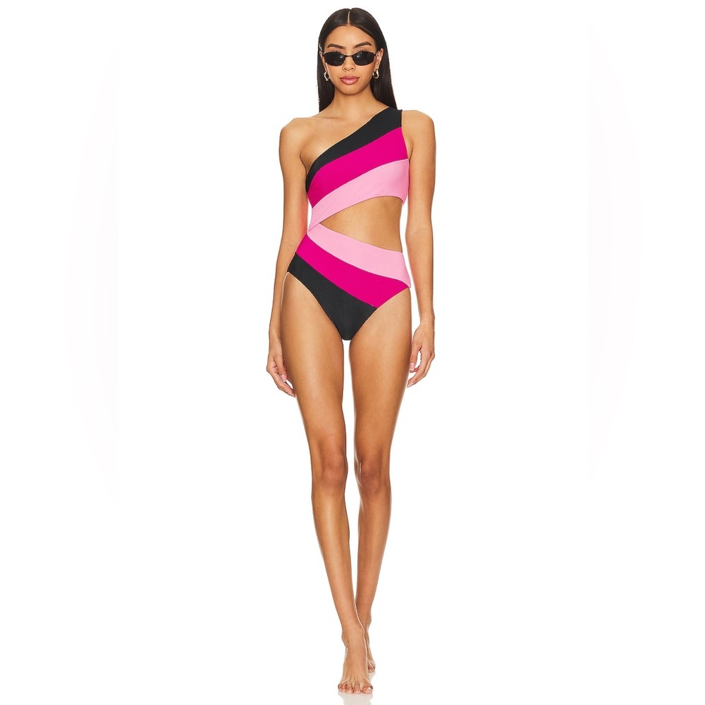 NWT Beach Riot Joyce One Piece Swimsuit - Amour Colorblock